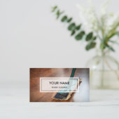 エレガントな写真は|の家の洗剤の上にありました 名刺 (スタンド正面)