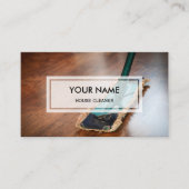 エレガントな写真は|の家の洗剤の上にありました 名刺 (正面)