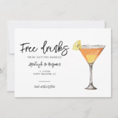 エレガントな写真スクリプト ウェディング セーブザデート (正面)