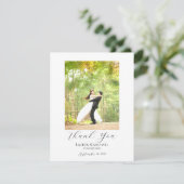 エレガントな写真感謝カード 招待状 (スタンド正面)