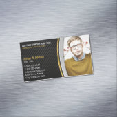 エレガントな写真財政税の会計士の仲介商 マグネット名刺 (インサイチュ)