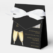 エレガントな写真, ウェディングシャンパン フェイバーボックス (正面サイド)