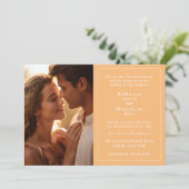 エレガントな写真 ウェディング 招待状 (スタンド正面)