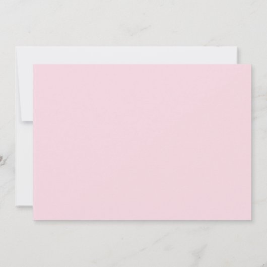 エレガントな写真 ピンクのキンセアニエラ Save the Date セーブザデート (裏面)