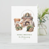 エレガントな写真 ホリデーカード (スタンド正面)