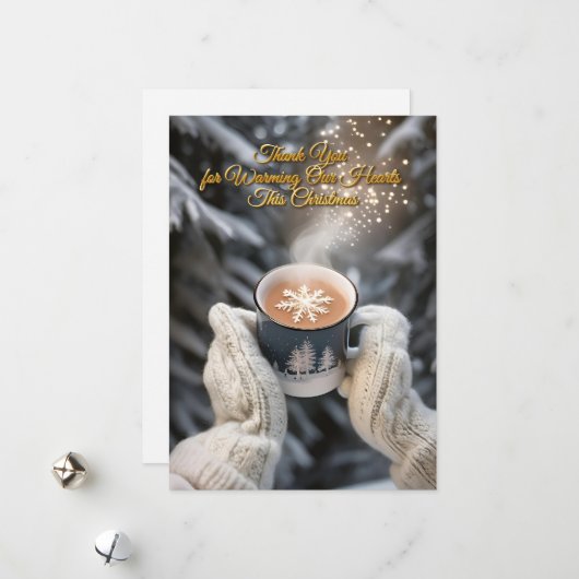 エレガントな冬のシーンカード シーズンカード (正面/裏面インサイチュ)