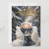 エレガントな冬のシーンカード シーズンカード (正面)