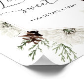 エレガントな冬のラブはスイートなお取り寄せ ポスター (角)