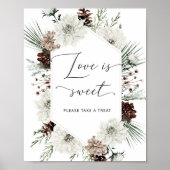 エレガントな冬のラブはスイートなお取り寄せ ポスター (正面)