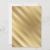 エレガントな冬の写真 セーブ・ザ・デート 招待状 (裏面)