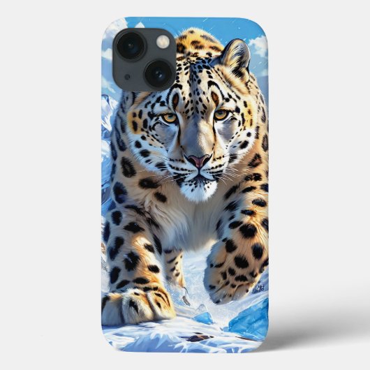 エレガントな冬の大きなネコの美学デザイン Case-Mate iPhoneケース (裏面)