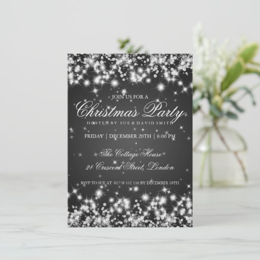 エレガントな冬の輝き2 ブラック 招待状 (スタンド正面)