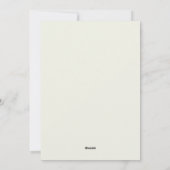 エレガントな冬の雪の結晶がおめでとうございます シーズンカード (裏面)