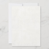 エレガントな冬の風景 ホリデーパーティー 招待状 (裏面)