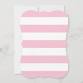 エレガントな初聖体拝領招待ピンク 招待状 (裏面)