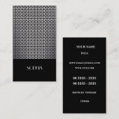 エレガントな勾配のパターン(の模様が)あるなプロフェッショナル 名刺 (正面/裏面)