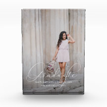 エレガントな卒業スクリプトと写真