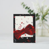 エレガントな卒業パーティフォーマルパーティ 招待状 (スタンド正面)