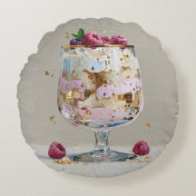 エレガントな厚塗りラズベリーデザート