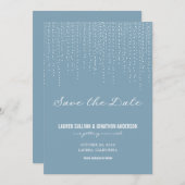 エレガントな吊り下げ照明 Save the Date セーブザデート (正面/裏面)