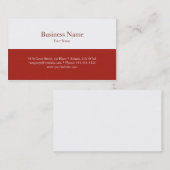 エレガントな名刺のテンプレート 名刺 (正面/裏面)