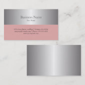 エレガントな名刺のテンプレート 名刺 (正面/裏面)