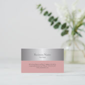 エレガントな名刺のテンプレート 名刺 (スタンド正面)