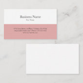 エレガントな名刺のテンプレート 名刺 (正面/裏面)