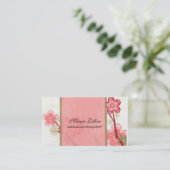 エレガントな名刺のテンプレート 名刺 (スタンド正面)