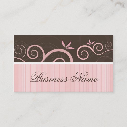 エレガントな名刺のデザイン 名刺 (正面)