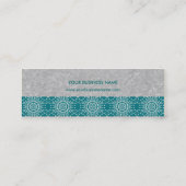 エレガントな名刺 スキニー名刺 (裏面)