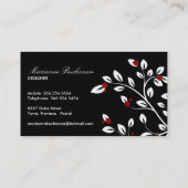 エレガントな名刺 名刺 (裏面)