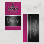 エレガントな名刺 名刺 (正面/裏面)