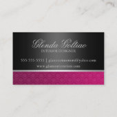 エレガントな名刺 名刺 (裏面)