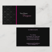 エレガントな名刺 名刺 (正面/裏面)