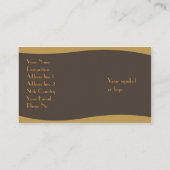 エレガントな名刺 名刺 (裏面)