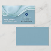 エレガントな名刺 名刺 (正面/裏面)