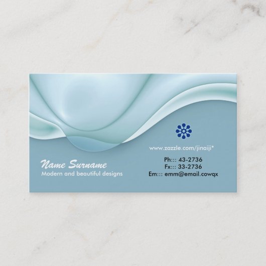 エレガントな名刺 名刺 (正面)