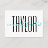 エレガントな名刺 名刺 (正面)