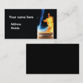 エレガントな名刺 名刺 (正面/裏面)