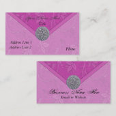 エレガントな名刺 名刺 (正面/裏面)