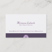 エレガントな名刺 名刺 (裏面)