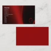 エレガントな名刺 名刺 (正面/裏面)