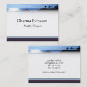 エレガントな名刺 名刺 (正面/裏面)