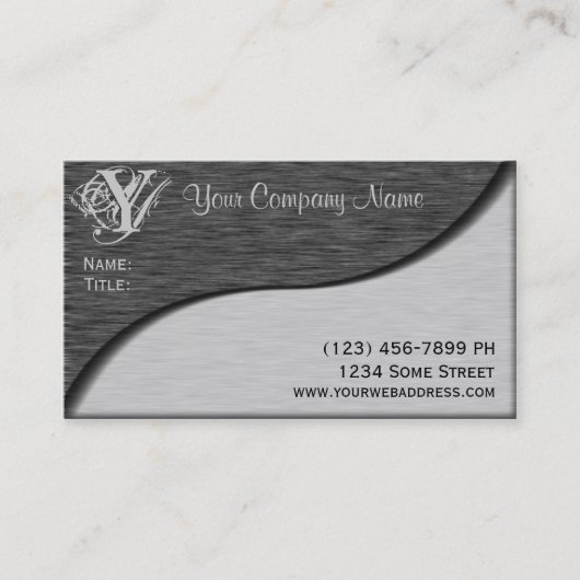 エレガントな名刺 名刺 (正面)