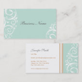 エレガントな名刺 名刺 (正面/裏面)