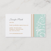 エレガントな名刺 名刺 (裏面)