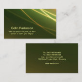 エレガントな名刺 名刺 (正面/裏面)