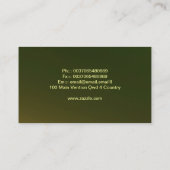 エレガントな名刺 名刺 (裏面)