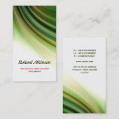 エレガントな名刺 名刺 (正面/裏面)